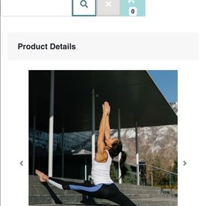 ZYIA Dark Sky Mesh Block Light n Tight Hi-Rise 7/8 24”